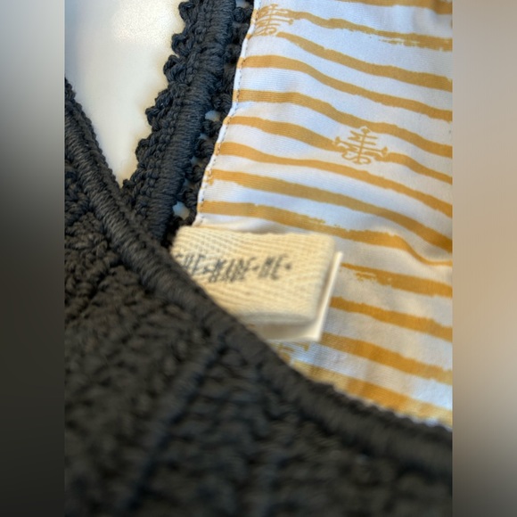 Charcoal Crochet Bikini by She Made Me - NWOT - Picture 10 of 14
